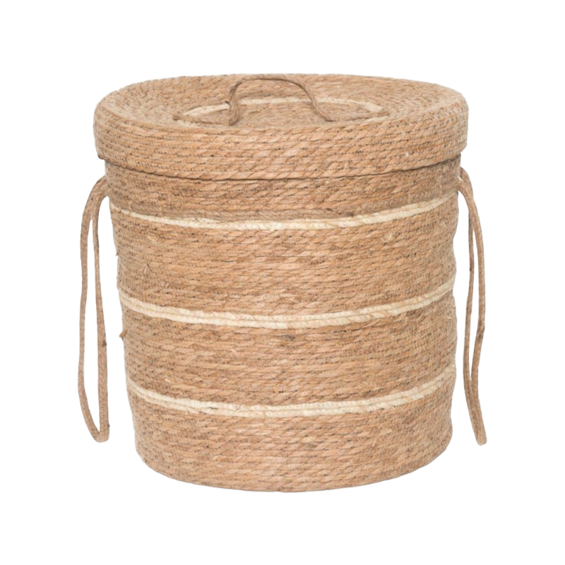 Korv kaanega Hanko L 45x45x46 cm