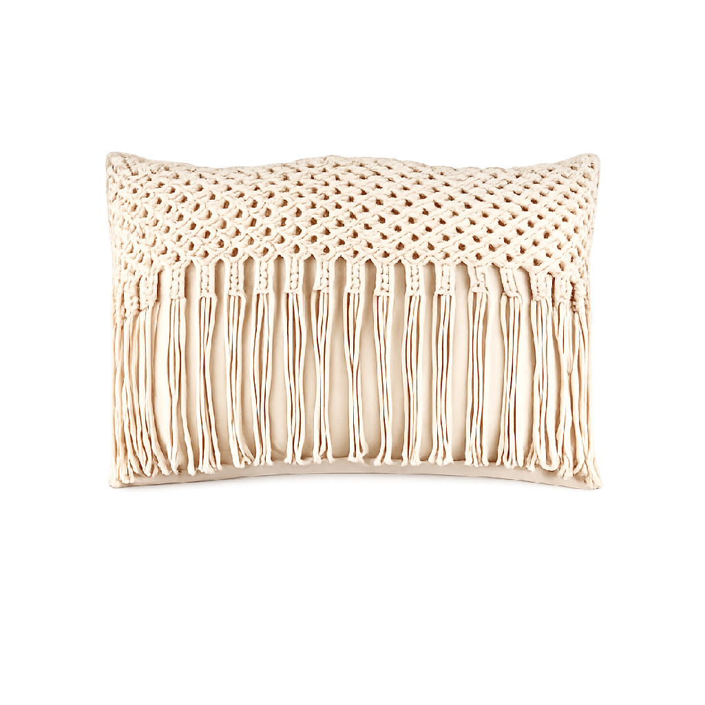 Padi Macrame naturaalne valge 50x70cm