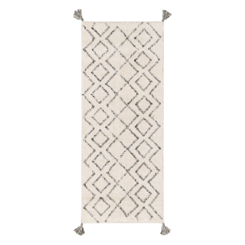 Vaip Hanki 80x200cm must/valge
