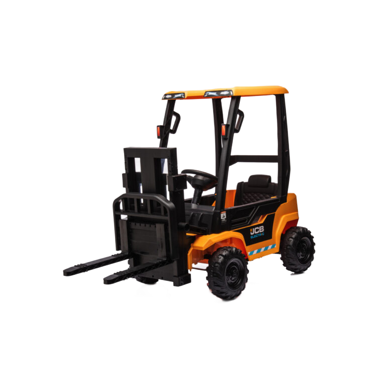 JCB elektriline kahveltõstuk lastele – 12V päris tõste- ja sõidufunktsiooniga