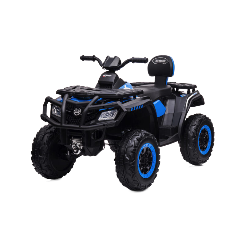 24V liitiumakuga elektriline ATV – 4 mootorit, kummirehvid ja kunstnahast iste