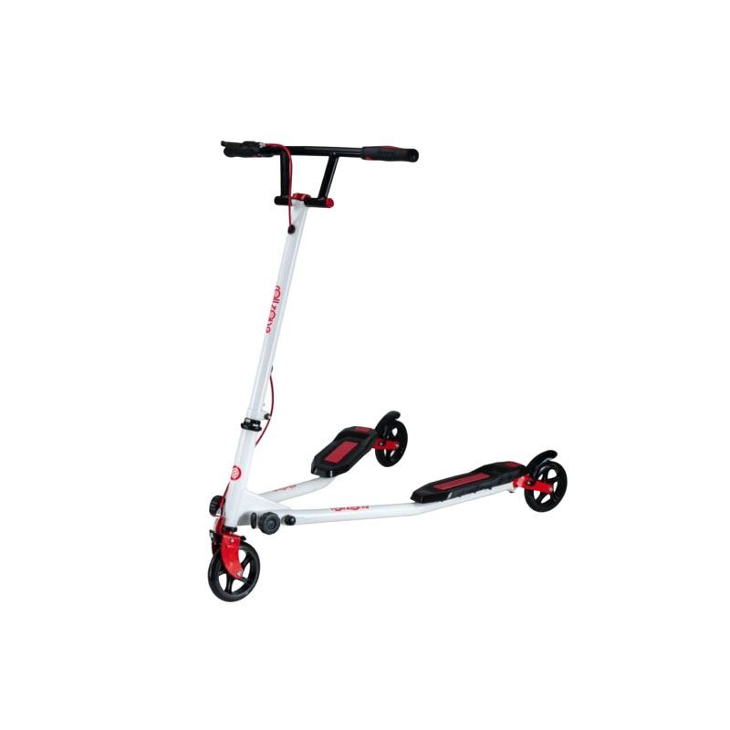 ROLLZONE Wiggler Scooter – wiggle & stunt tõukeratas valge
