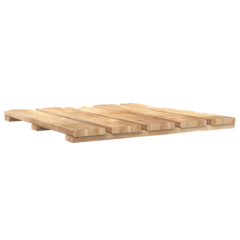Immutatud männipuidust terrassiplaadid, 6 tk, 50 × 50 cm