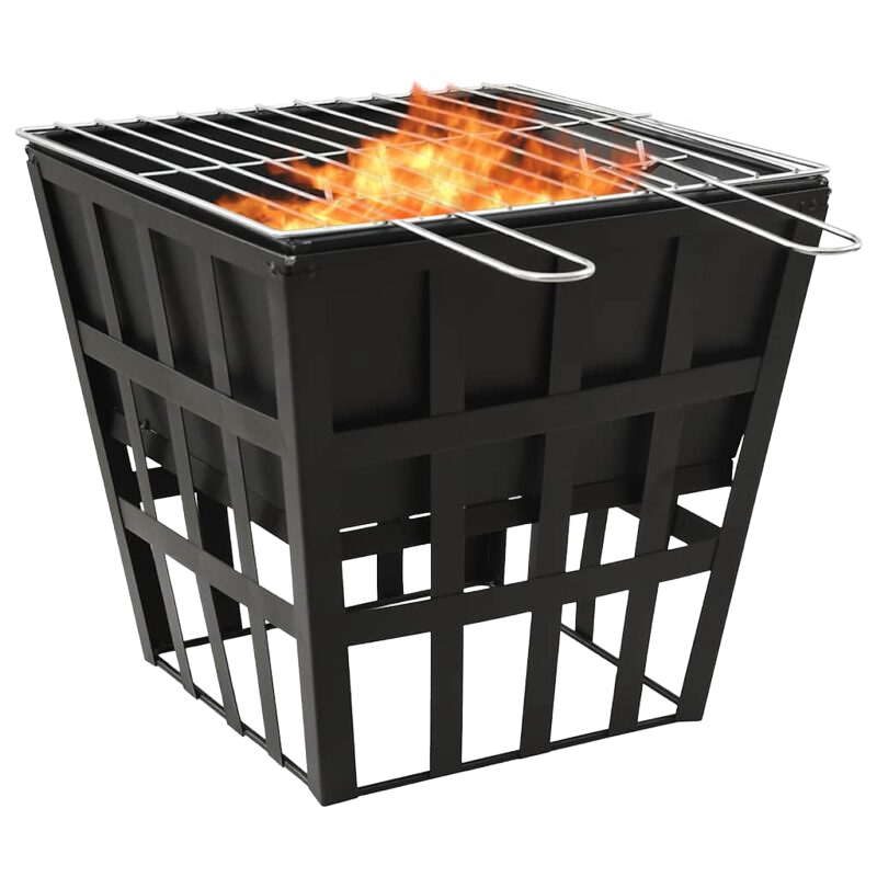 Tulease ja grill, 2-ühes 34 × 34 × 48 cm, teras