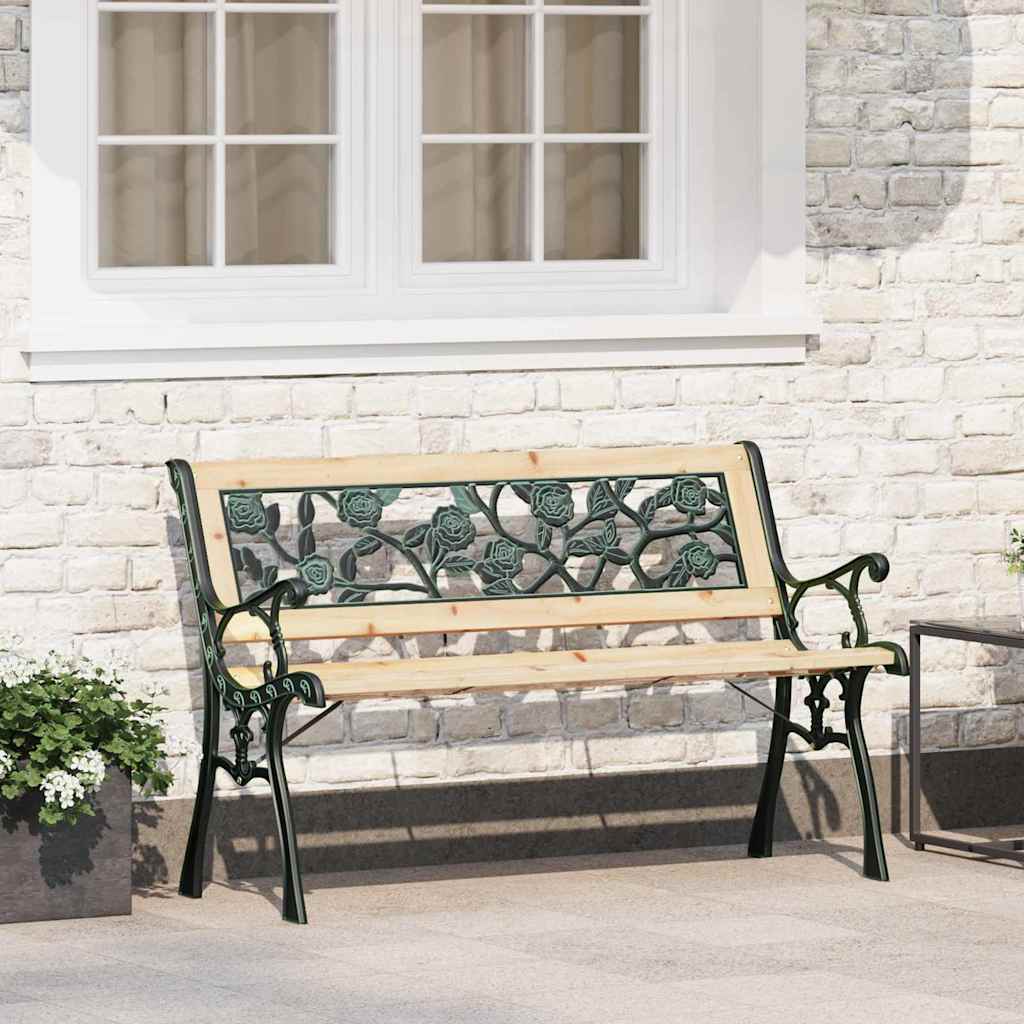Puidust Aiapink Käetugedega 116 cm