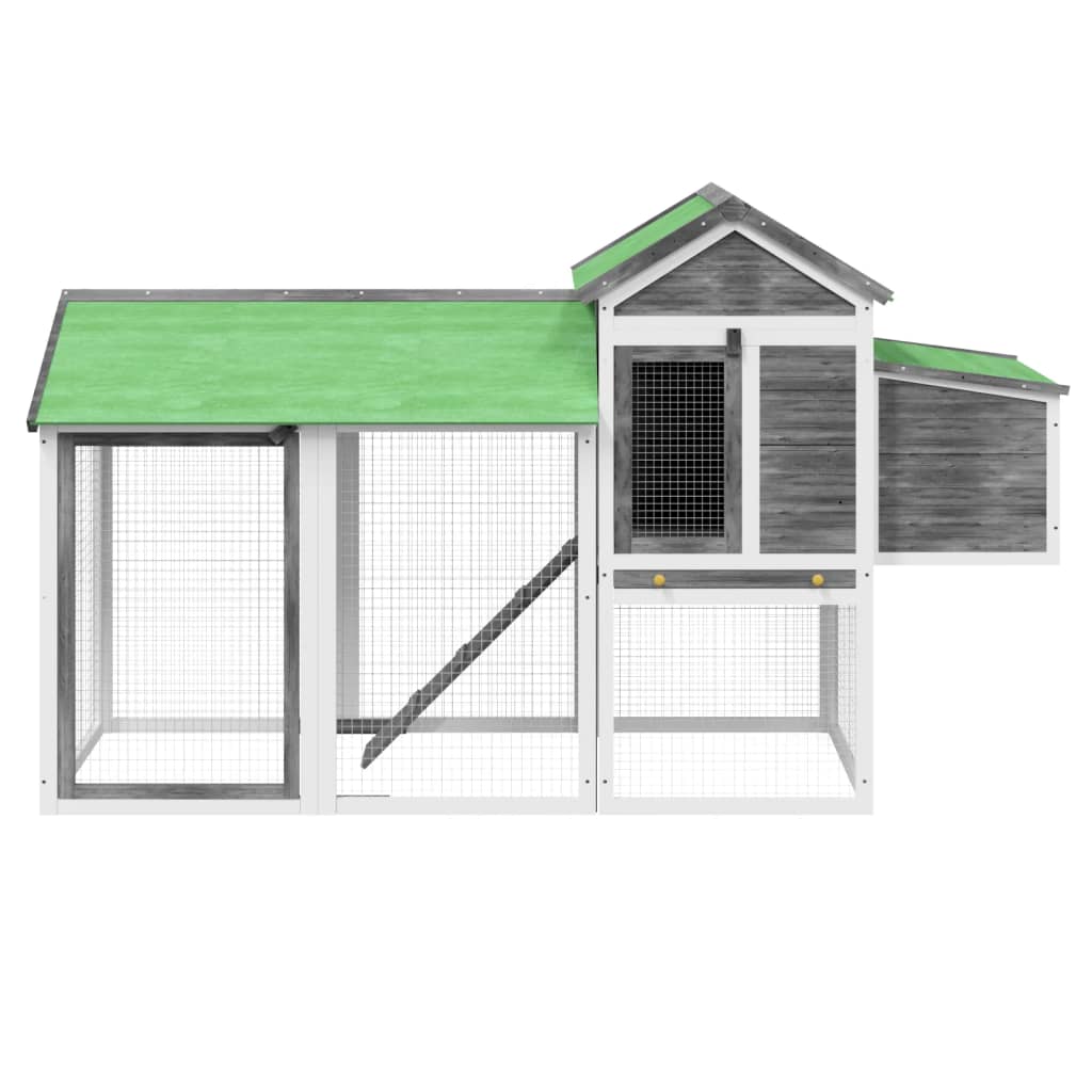 Kanakuut pesakasti ja kaldteega 193 × 65 × 117 cm – männipuit - Pilt 3