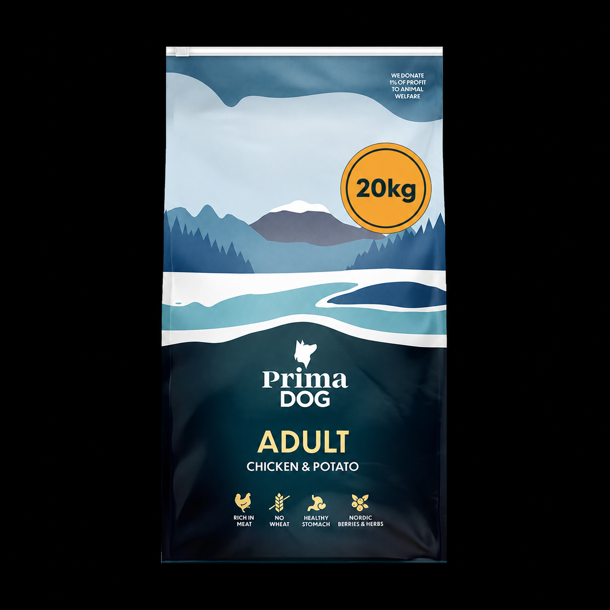 koeratoit kana ja kartuliga primadog 20kg