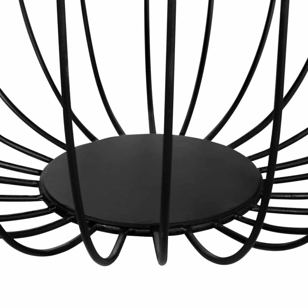 Ümmargune diivanilaud Ø 60 × 35 cm – taaskasutatud puit - Pilt 7