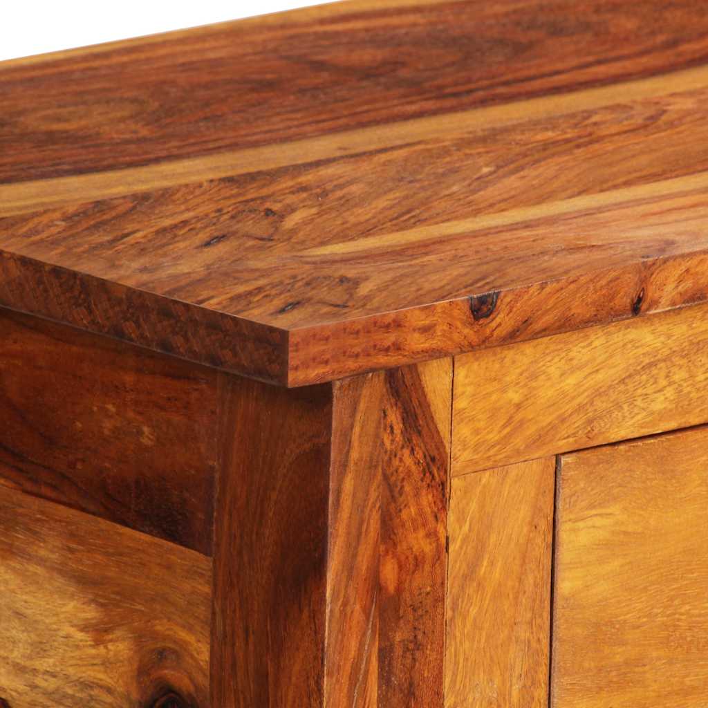 Puhvetkapp 3 sahtli ja 2 riiuliga 110 × 30 × 80 cm – täispuit - Pilt 4