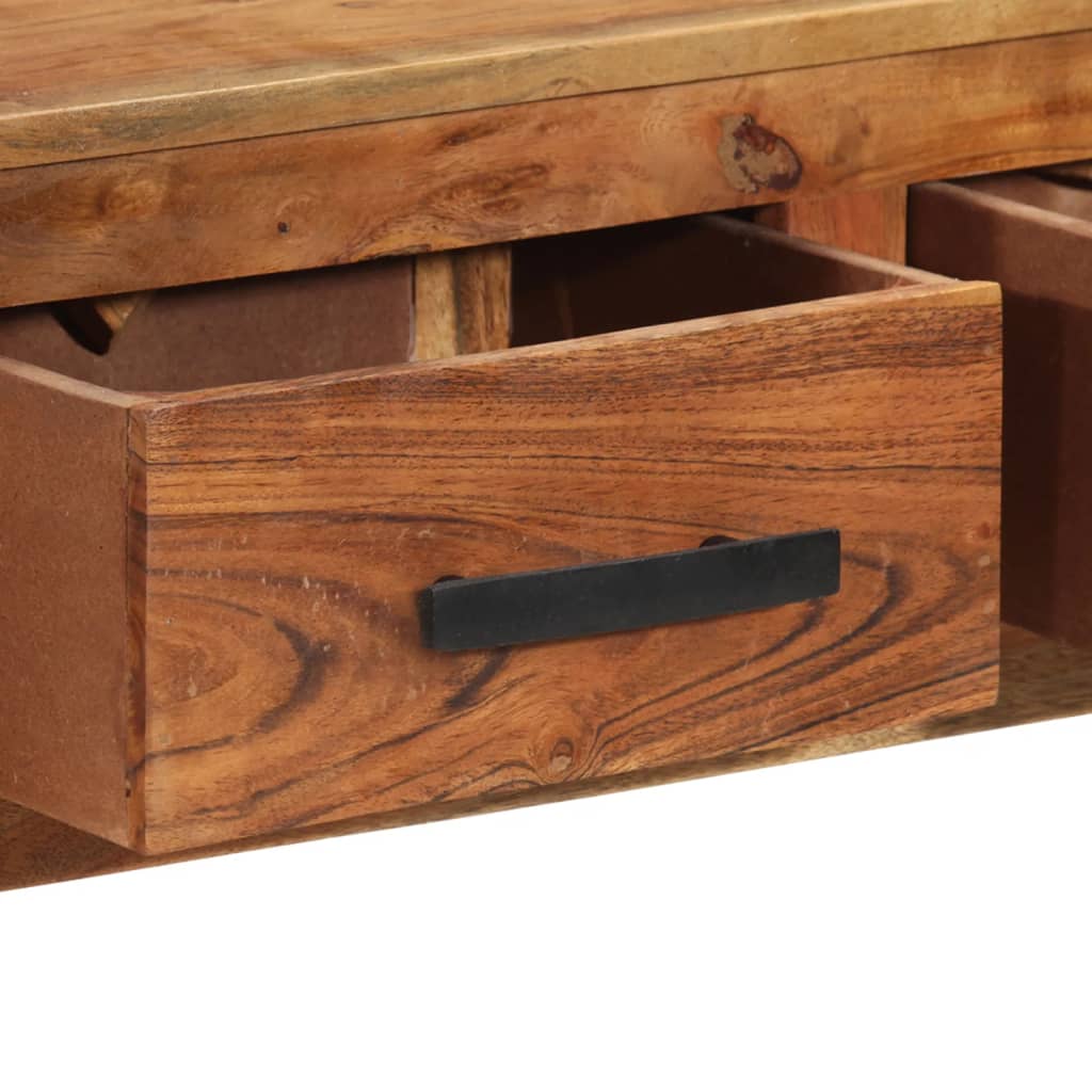 Puhvetkapp 3 sahtli ja 2 riiuliga 110 × 30 × 80 cm – täispuit - Pilt 6