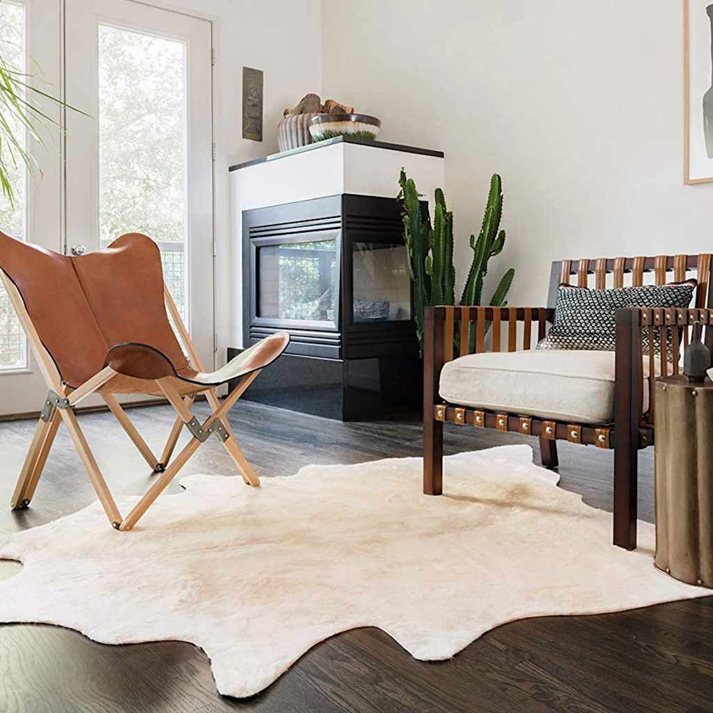 Ehtne Lehmanahast Vaip 150 x 170 cm – värvivalik