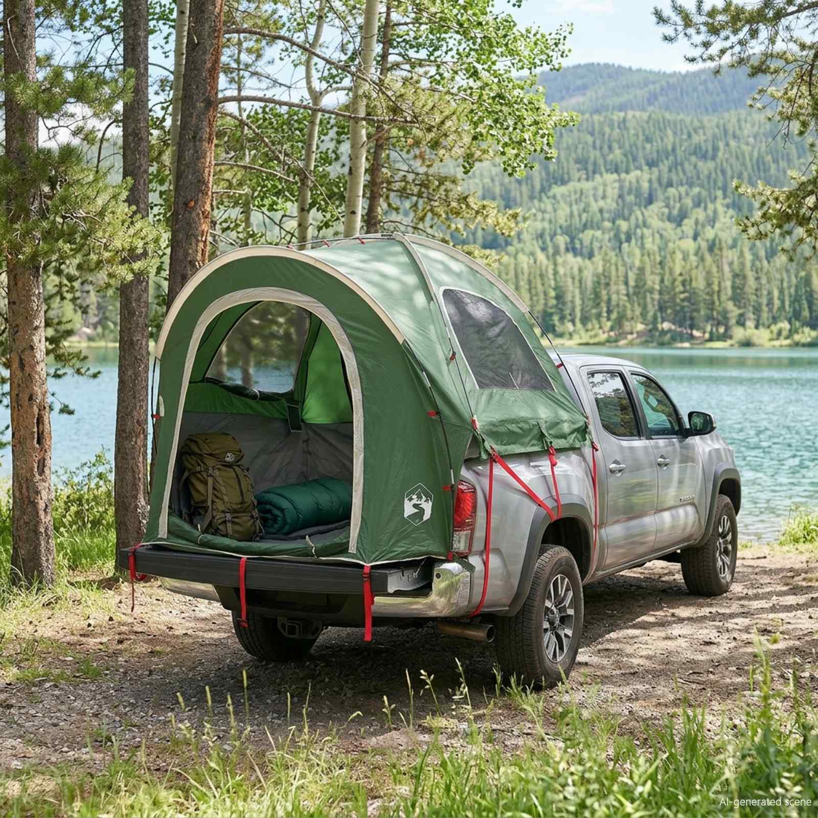 Autotelk pick-up kastikale 200 x 170 x 170 cm – Roheline