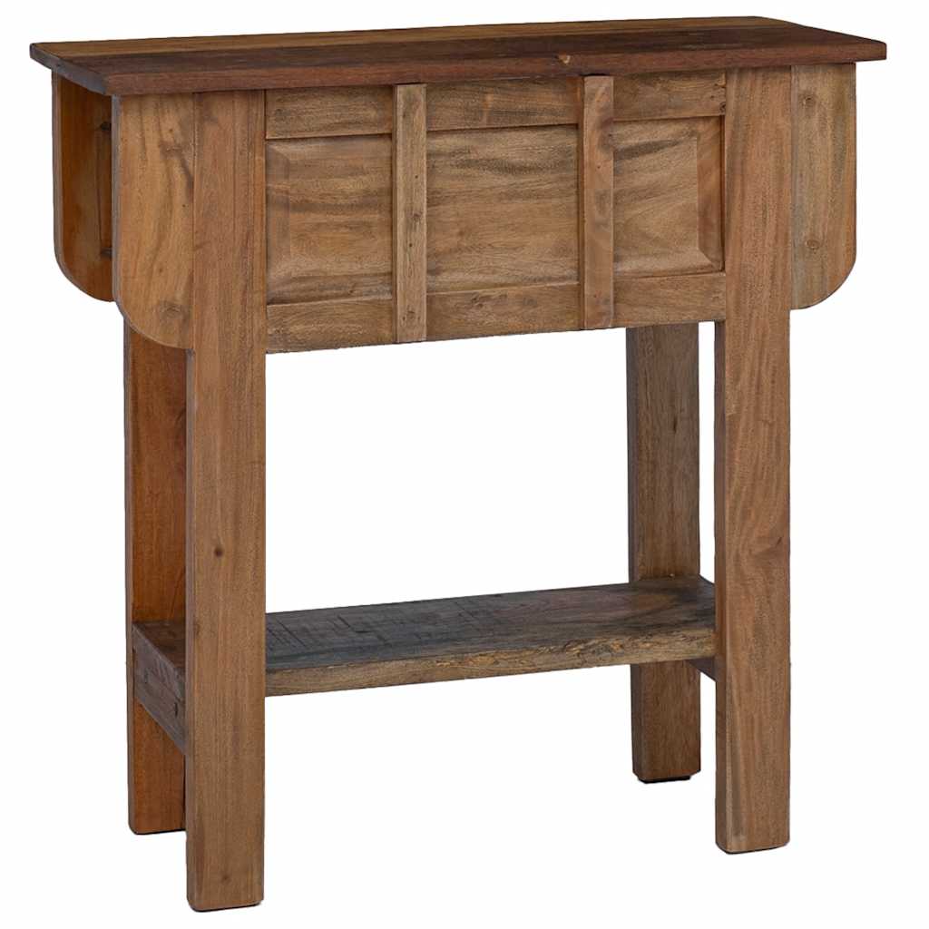 Kahe sahtliga puidust konsoollaud, 80 × 35 × 80 cm - Pilt 5