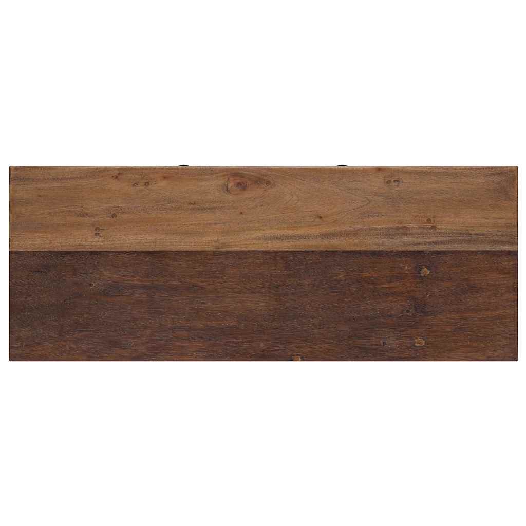 Kahe sahtliga puidust konsoollaud, 80 × 35 × 80 cm - Pilt 8