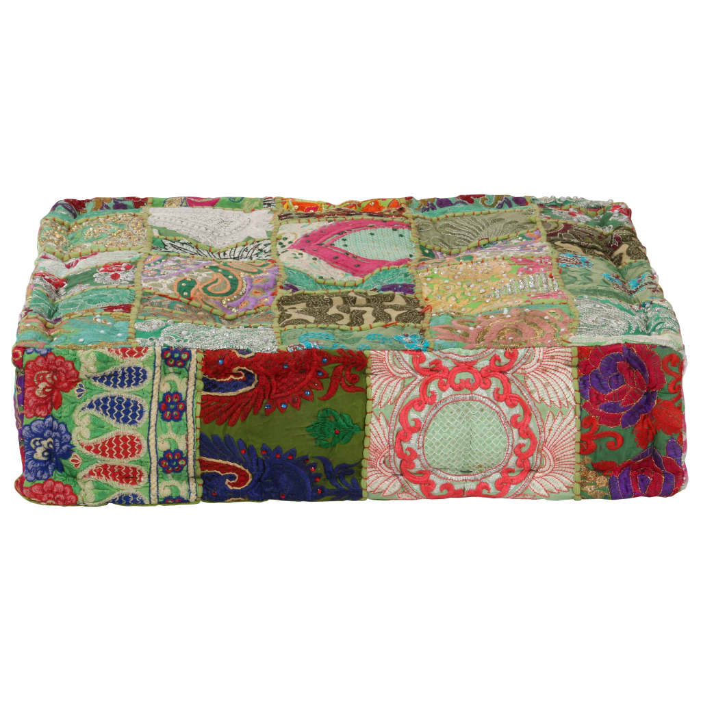 Lapitehnikas puuvillane põrandapadi, 50 × 50 × 12 cm