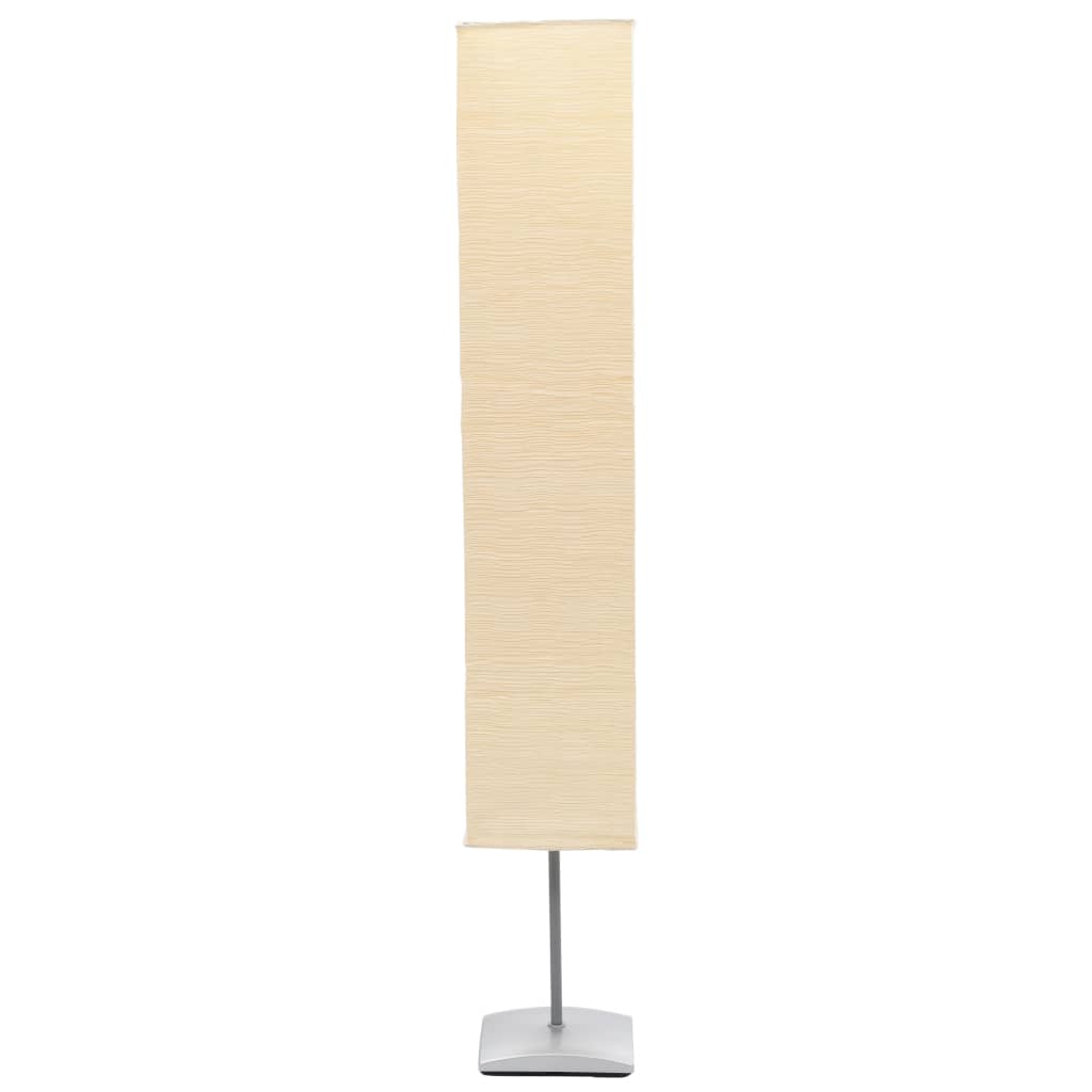 Kreemikas riisipaberist põrandalamp, E14, 135 või 170 cm - Pilt 2