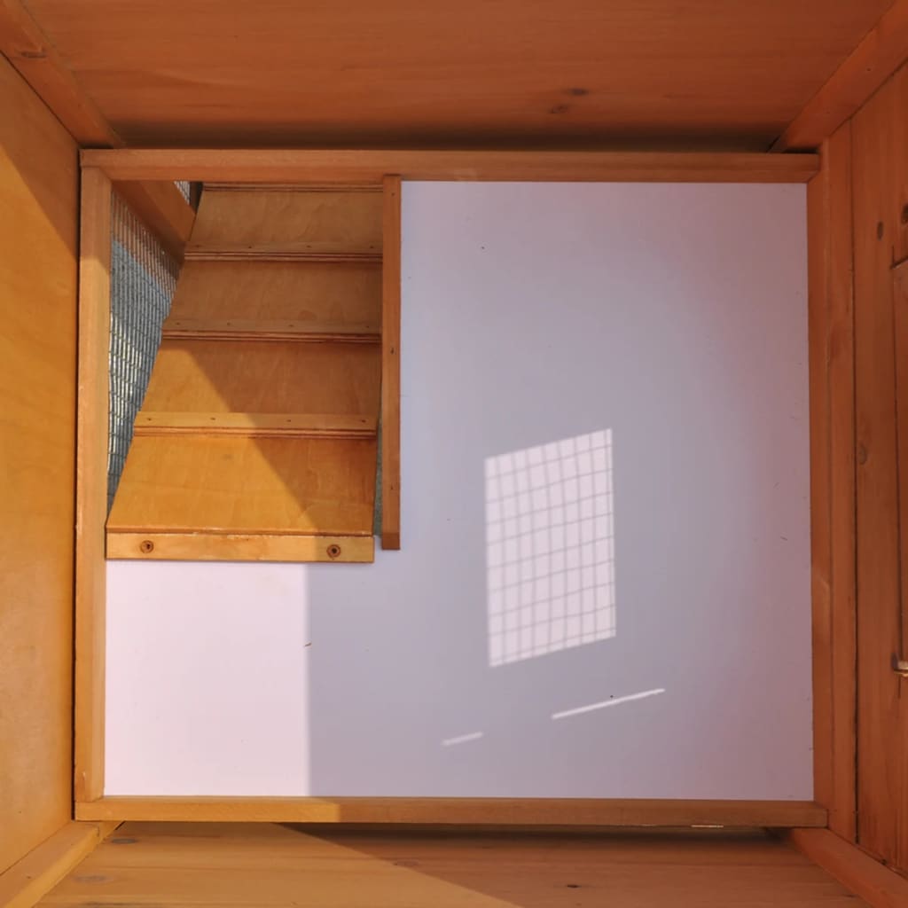 Kahekorruseline küülikupuur pesamajaga 142 × 50 × 101 cm - Pilt 6