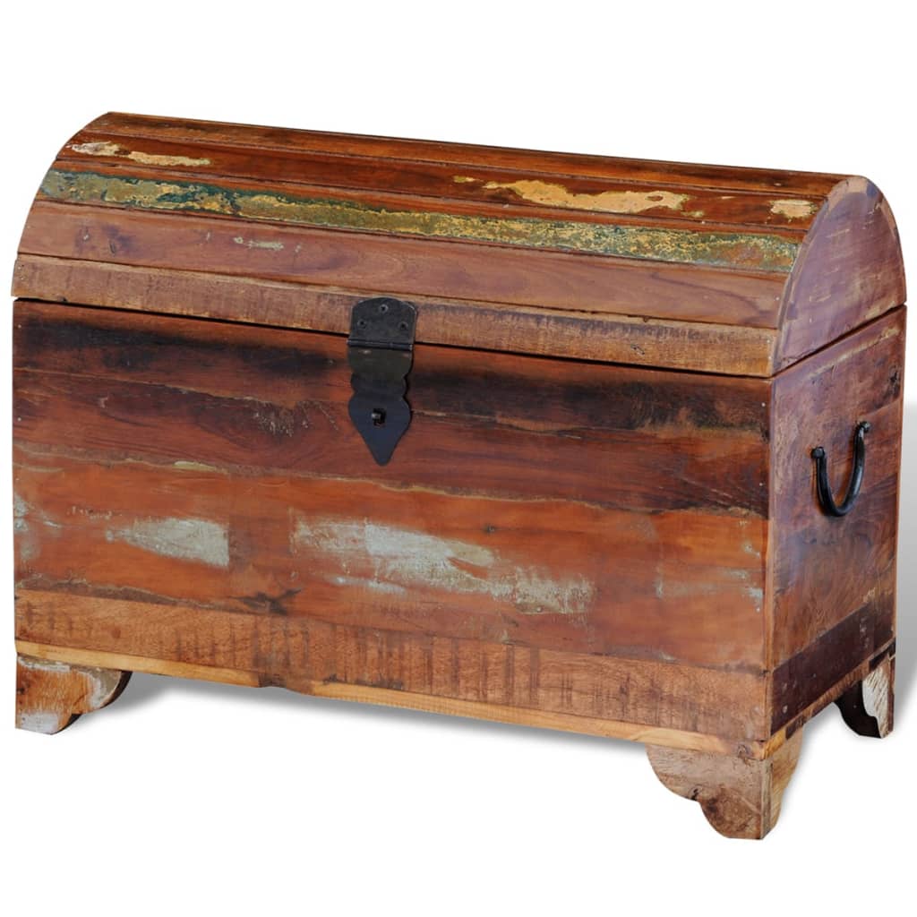 Taaskasutatud puidust hoiukirst, 60 × 30 × 45 cm