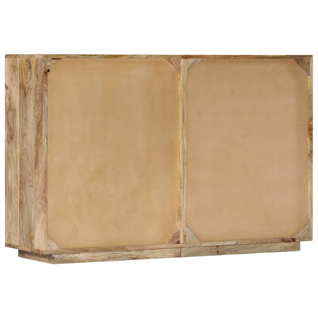 Tähestikuga mangopuidust sahtlikapp, 120 × 35 × 79 cm - Pilt 7