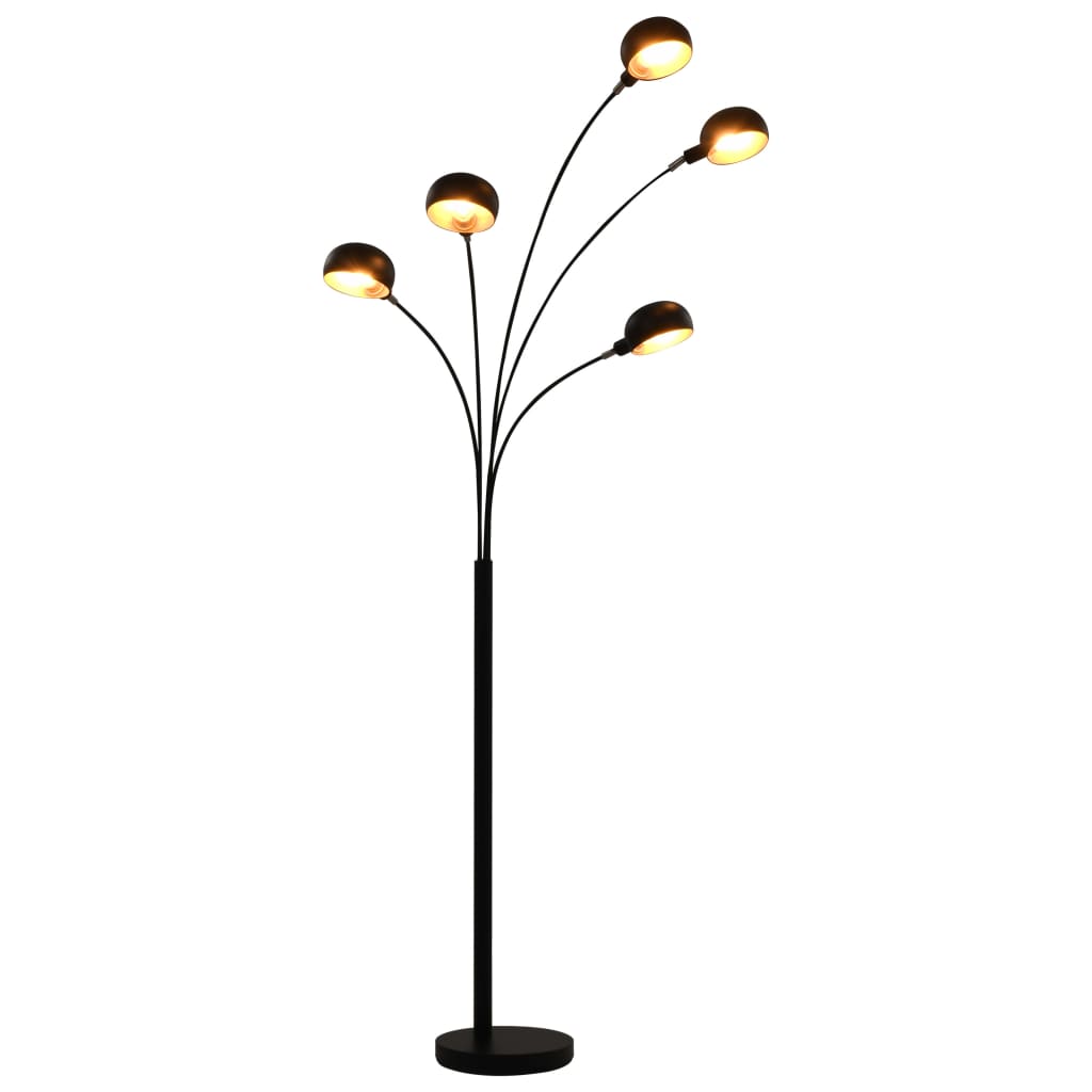 Viie kupliga kaarjas põrandalamp, 200 cm, E14