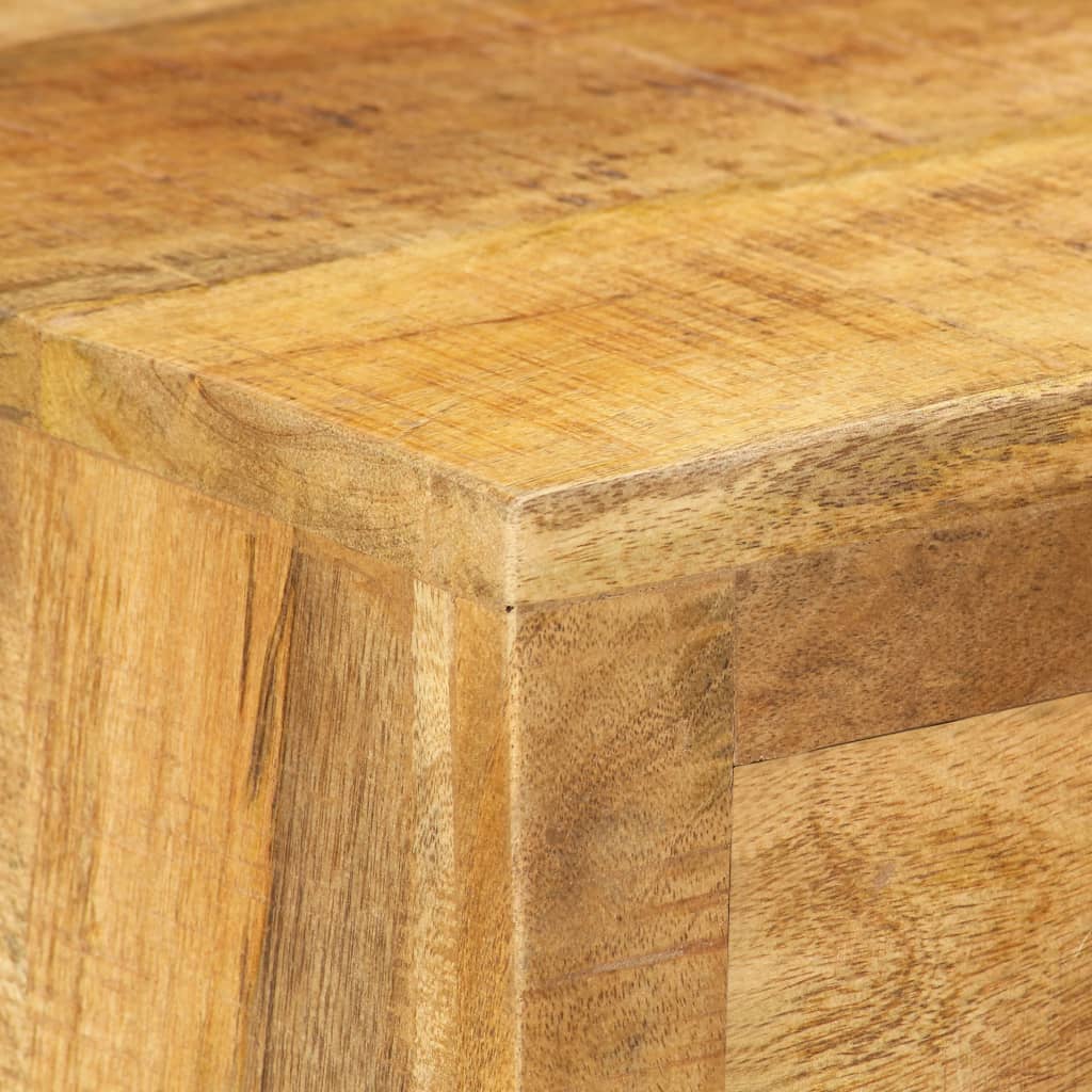 Ratastel mangopuidust jalatsikapp 86 × 35 × 55 cm - Pilt 11