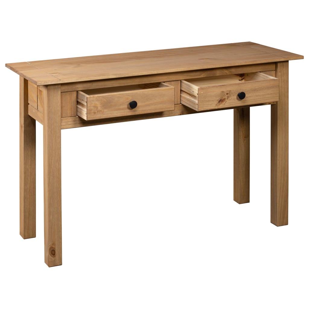 Männipuidust konsoollaud PANAMA 2 sahtliga, 110 × 40 × 72 cm - Pilt 6
