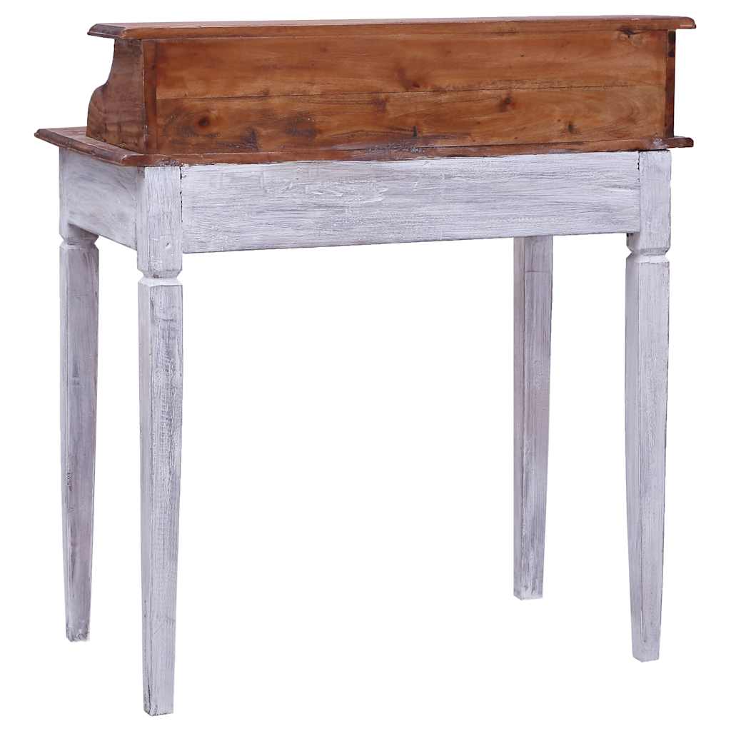 Mahagonipuidust kirjutuslaud, 6 sahtlit, 90 × 50 × 101 cm - Pilt 4