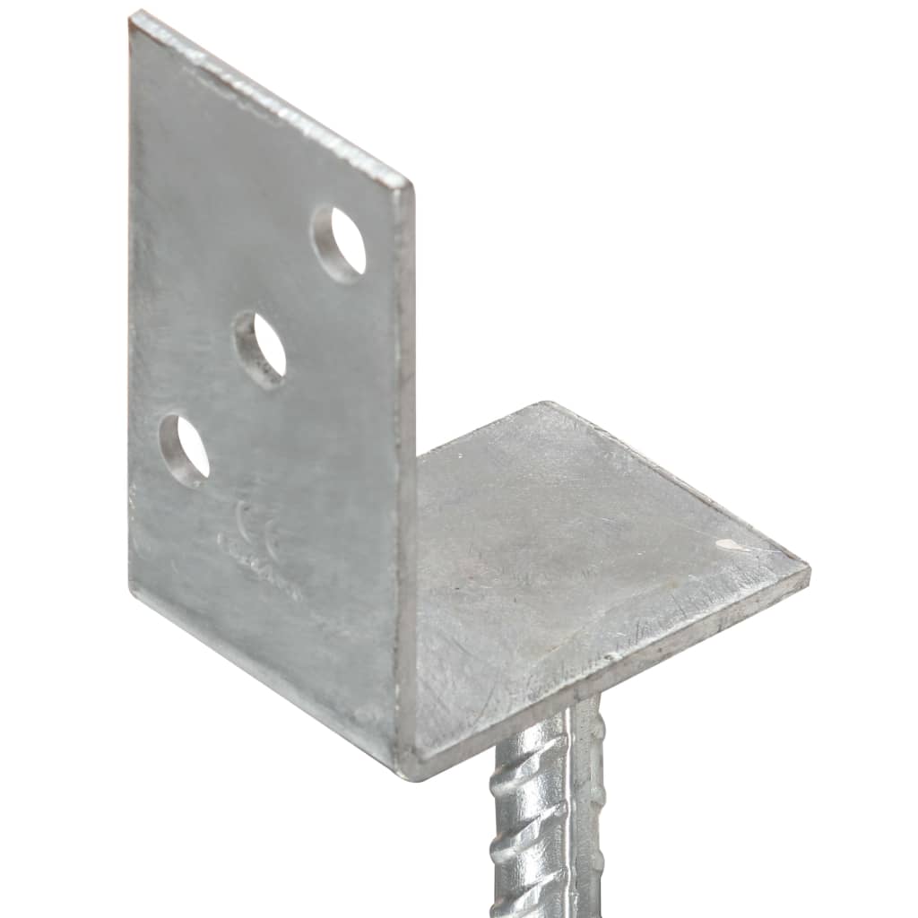 L-kujulised maavaiad, 6 tk, 8 × 6 × 30 cm, kuumtsingitud teras - Pilt 5