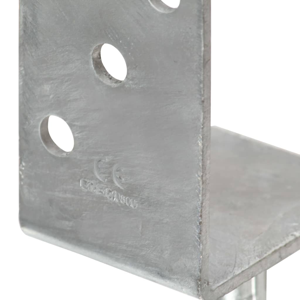 L-kujulised maavaiad, 6 tk, 8 × 6 × 30 cm, kuumtsingitud teras - Pilt 6