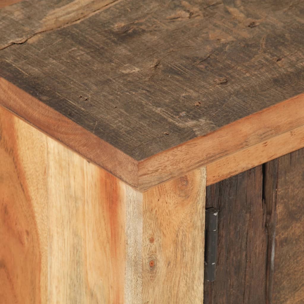 Taaskasutatud puidust diivanilaud, 90 × 50 × 31 cm - Pilt 9