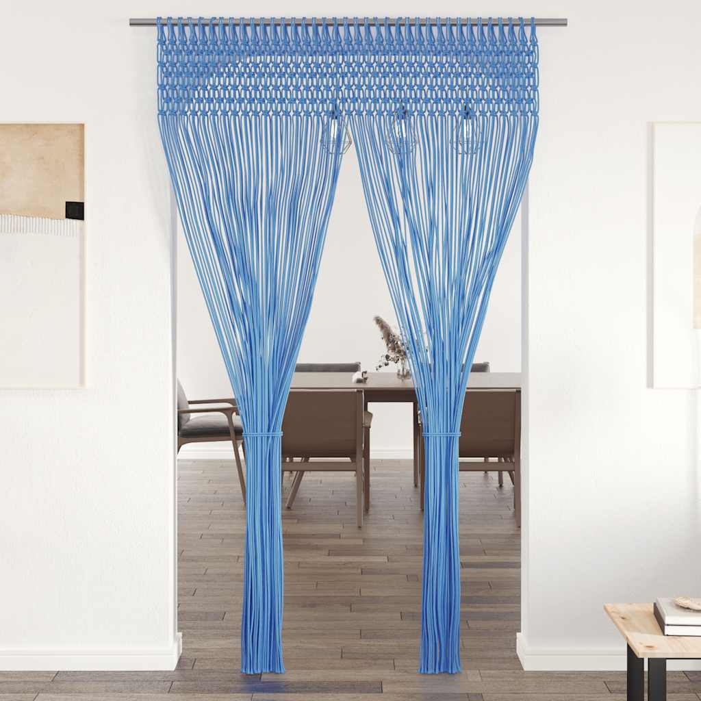 Makrameekardin sõlmmustriga, 140 × 240 cm – tootevaade