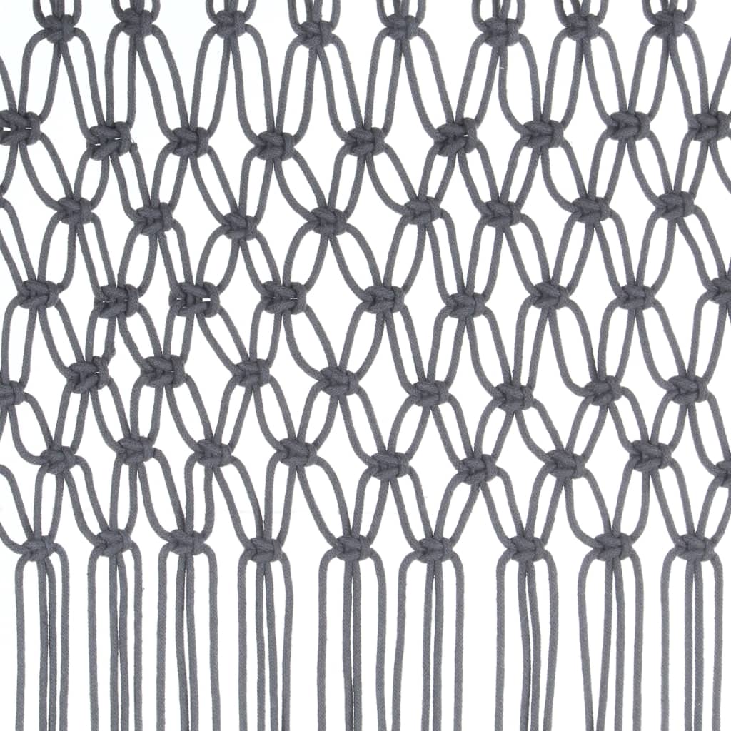 Makrameekardin sõlmmustriga, 140 × 240 cm – tootevaade