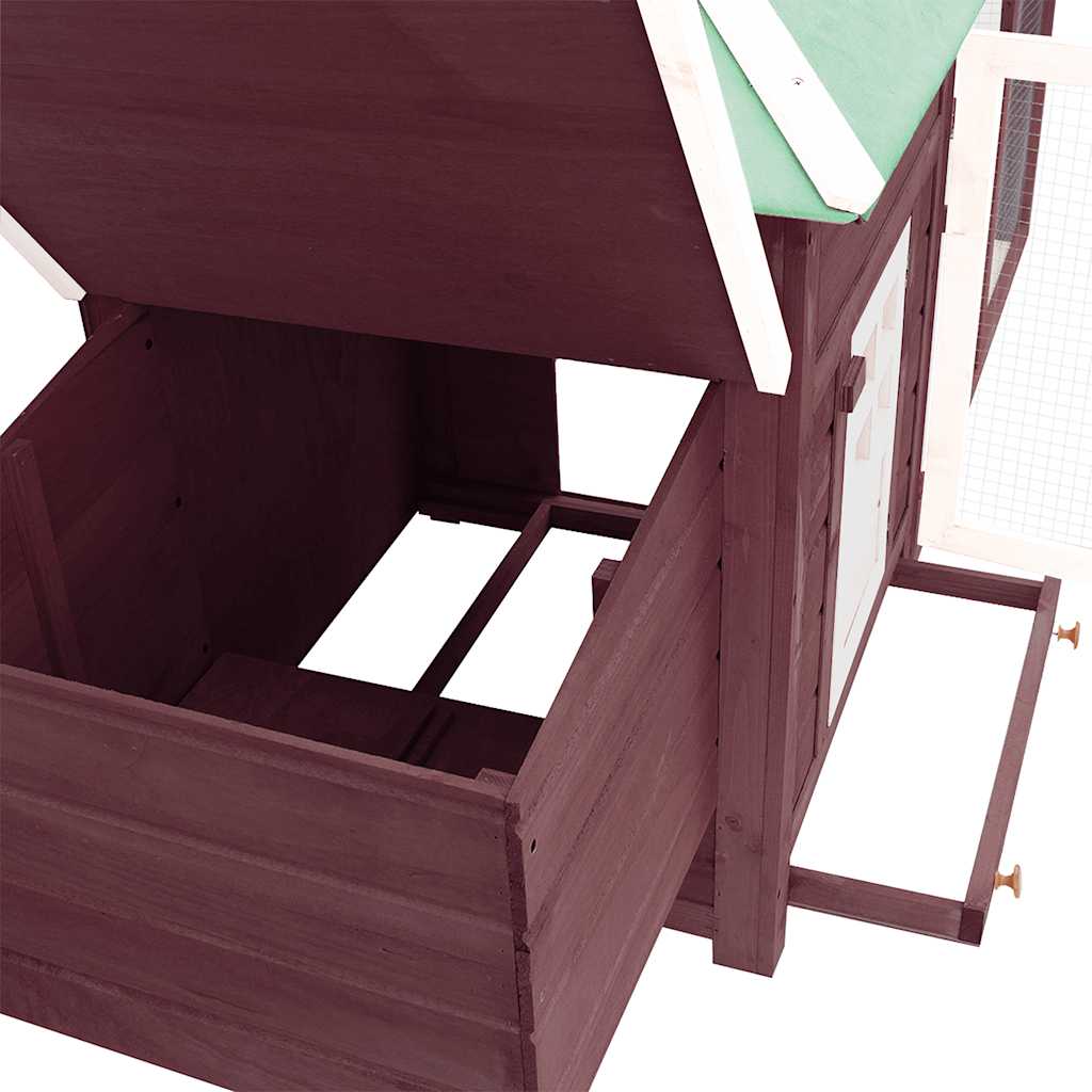 Puidust kanakuut pesakastiga, 190 × 72 × 102 cm – tootevaade