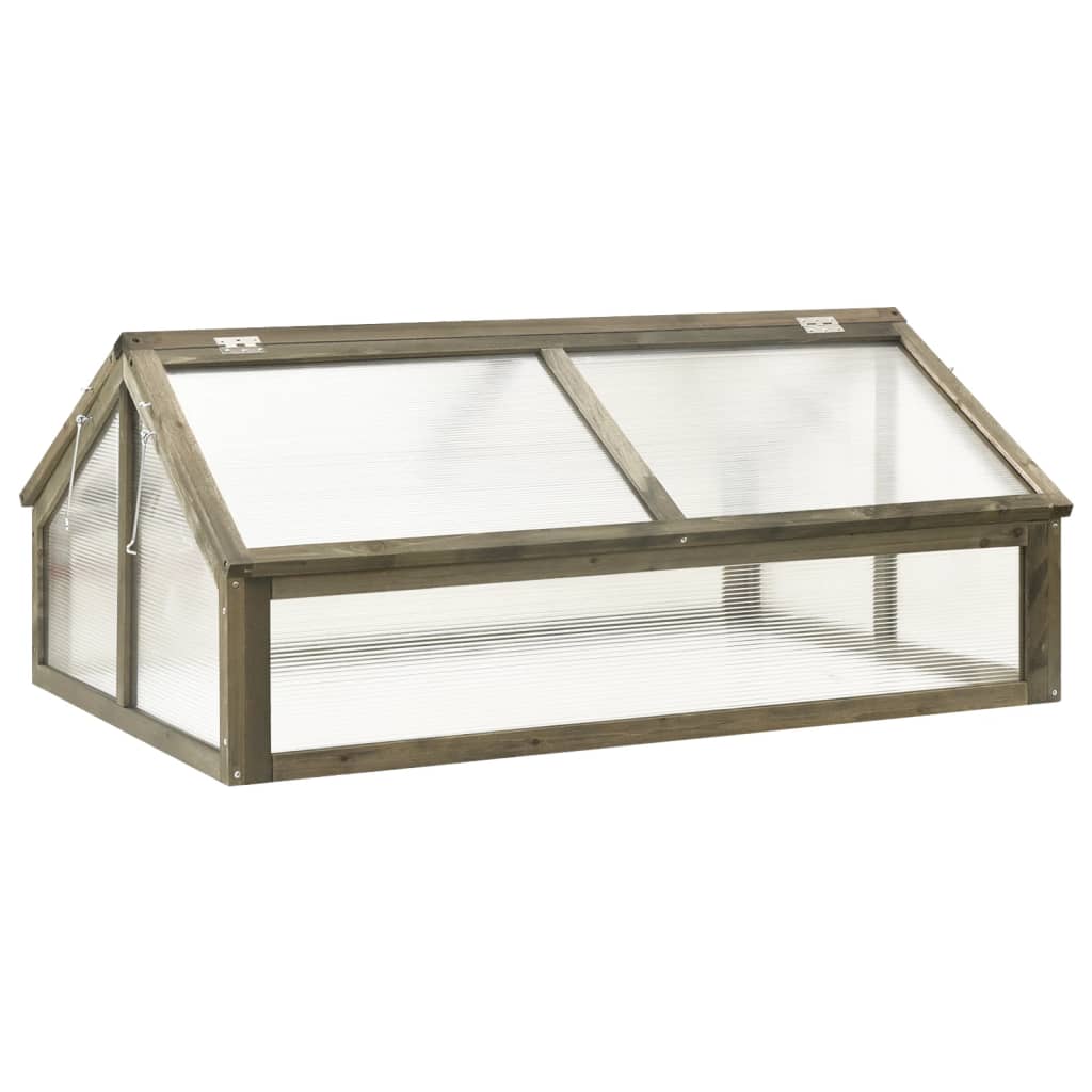 Nulupuidust taimelava avatavate kaantega, 114 × 80 × 50 cm