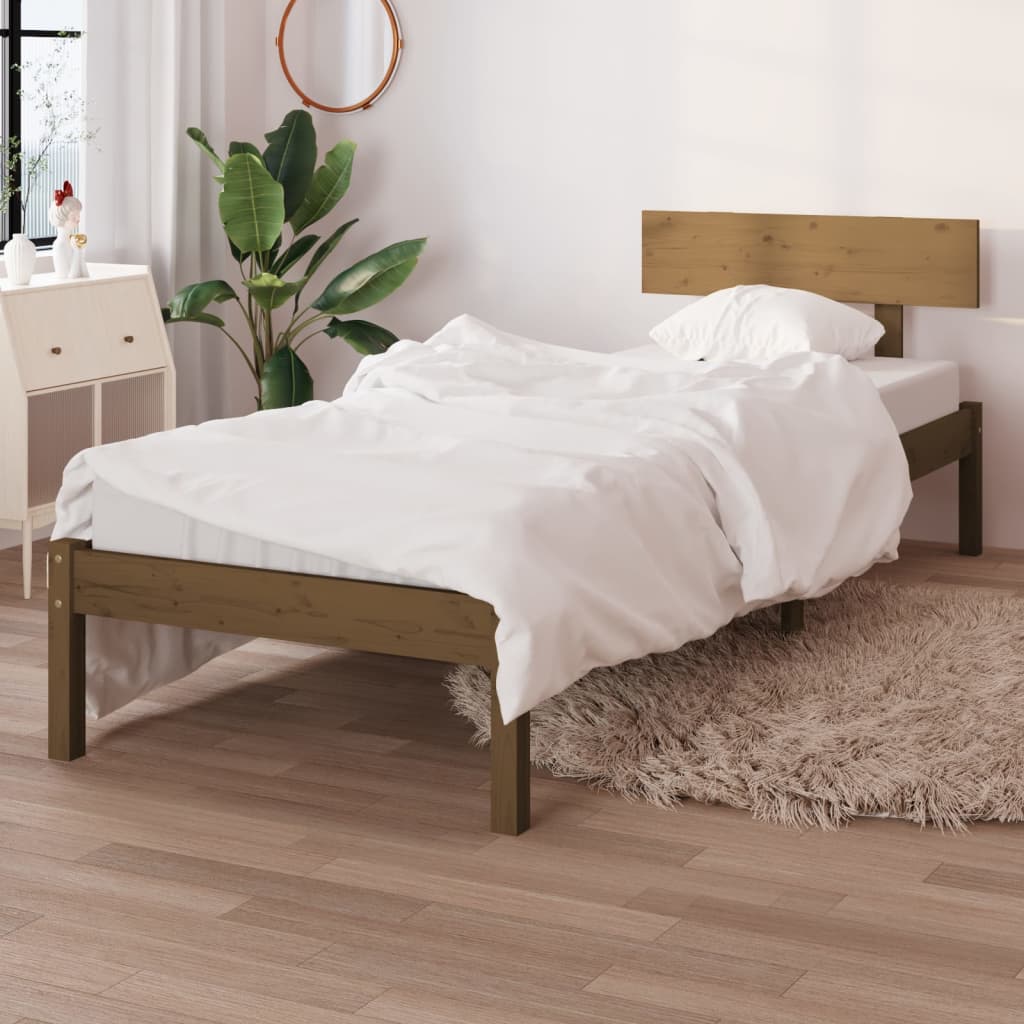 Männipuidust voodiraam 70 cm peatsiga – tootevaade