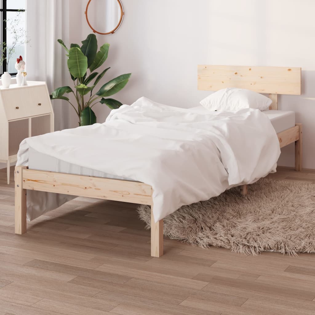 Männipuidust voodiraam 70 cm peatsiga – tootevaade