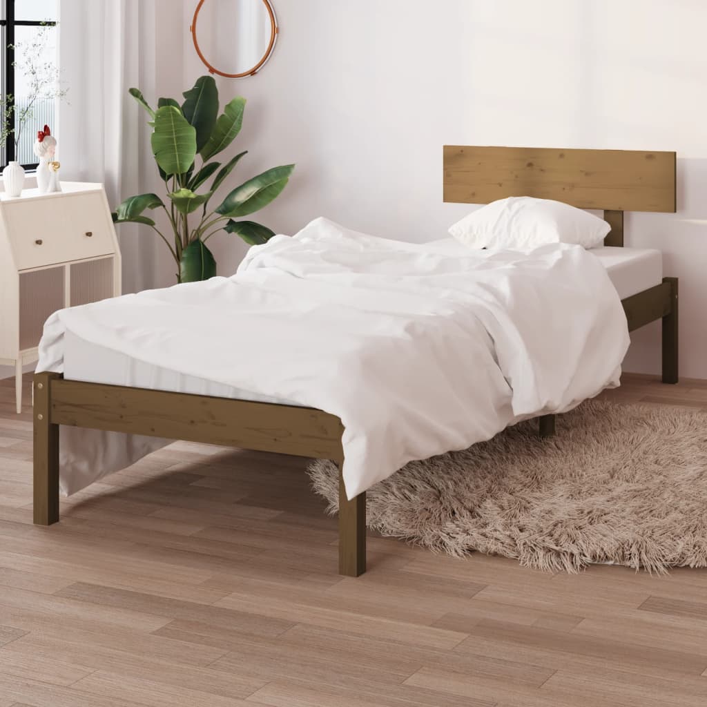 Männipuidust voodiraam 70 cm peatsiga – tootevaade