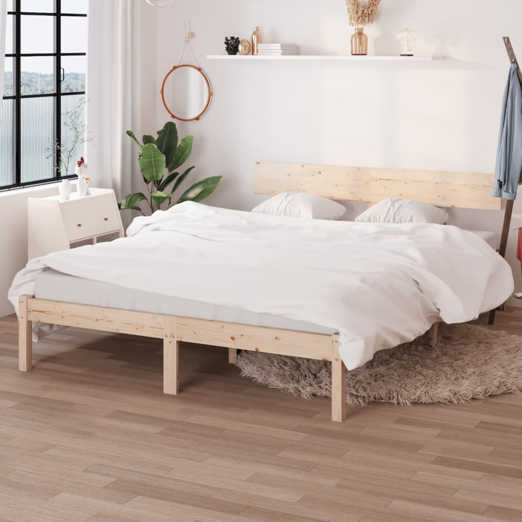 Männipuidust voodiraam 70 cm peatsiga – tootevaade