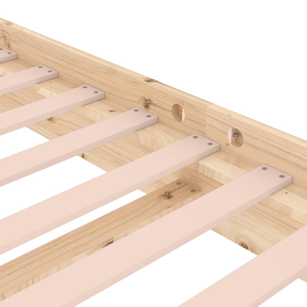 Madal männipuidust voodiraam, 21 cm – tootevaade