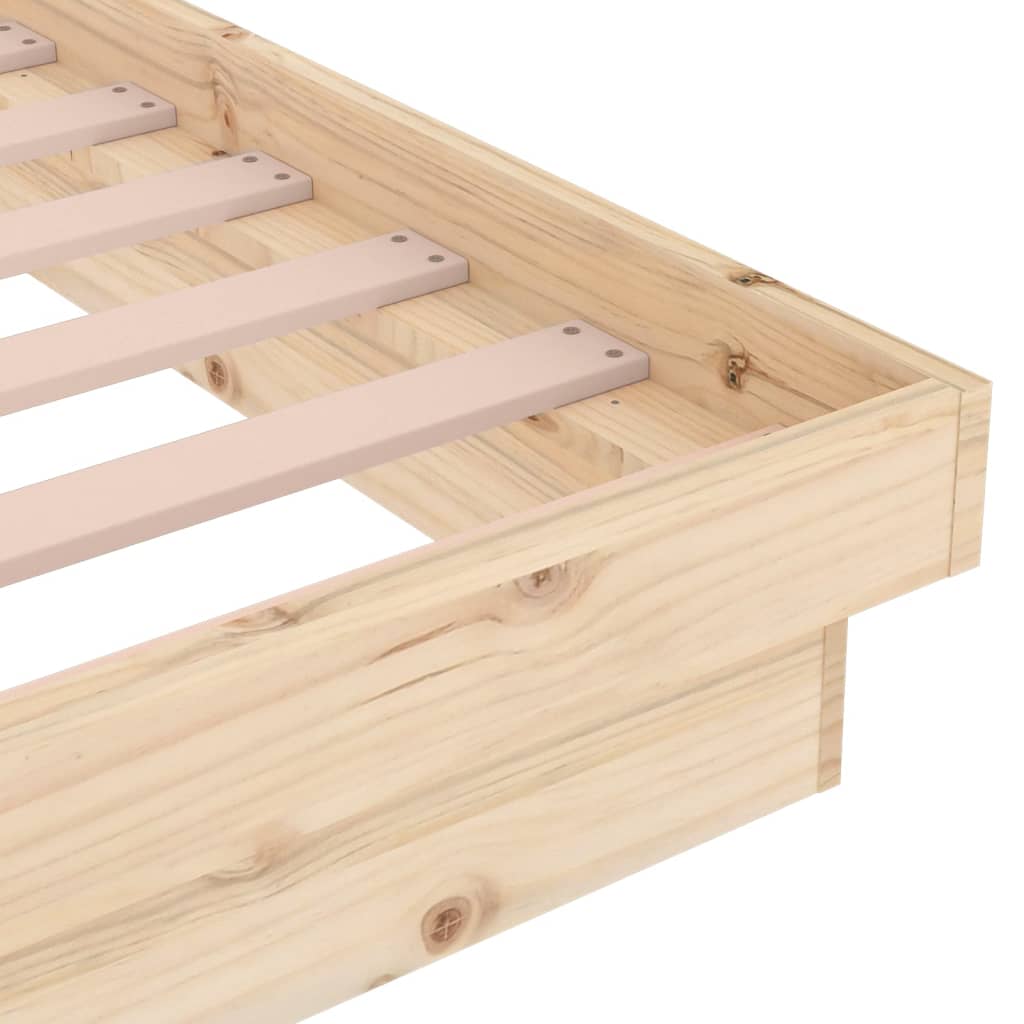 Madal männipuidust voodiraam, 21 cm – tootevaade