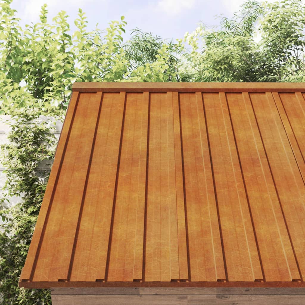 Corten-terasest katusepaneelid, 12 või 36 tk