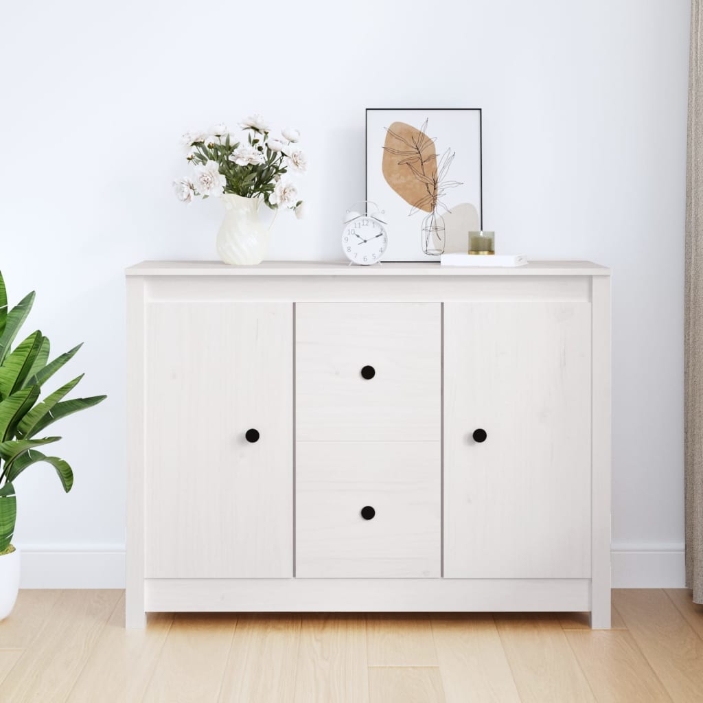 Männipuidust puhvetkapp kahe sahtliga, 100 × 35 × 74 cm