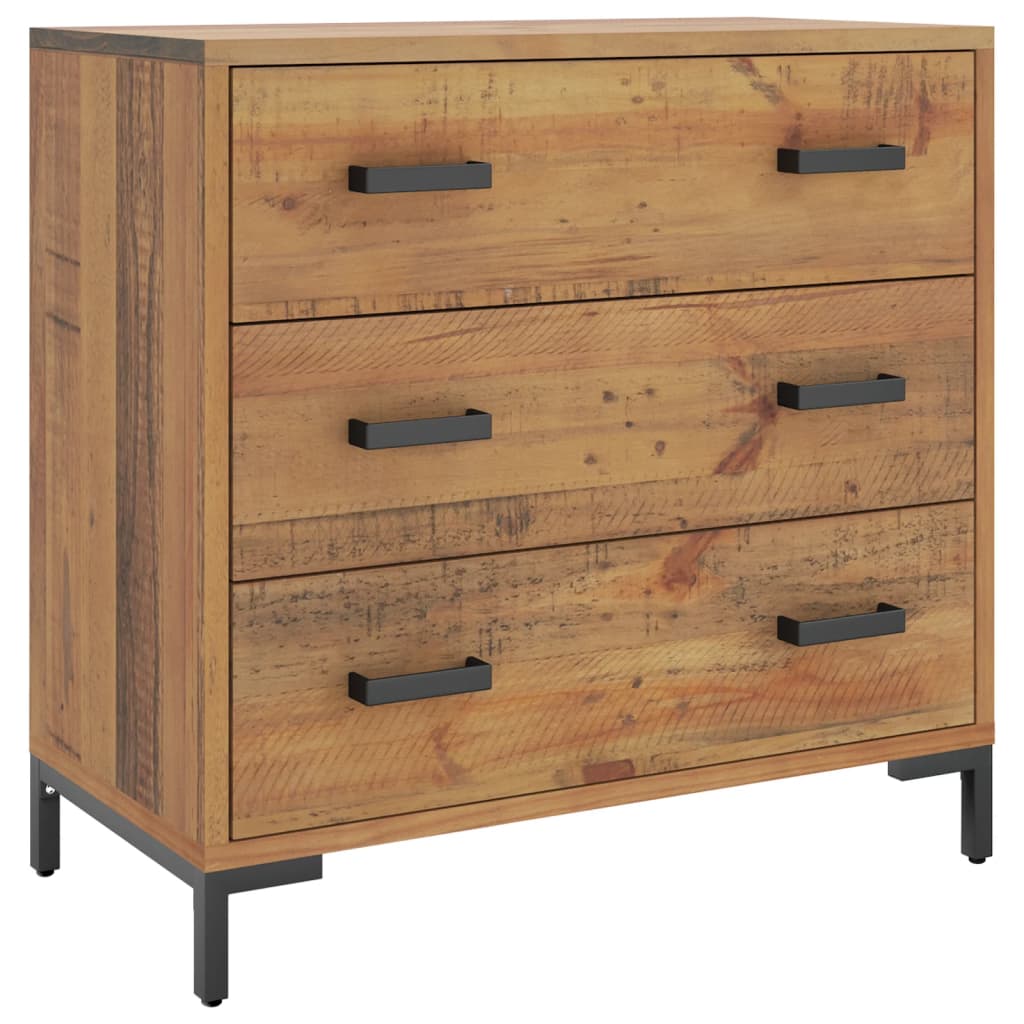 Kolme sahtliga männipuidust kummut, 75 × 35 × 70 cm - Pilt 2