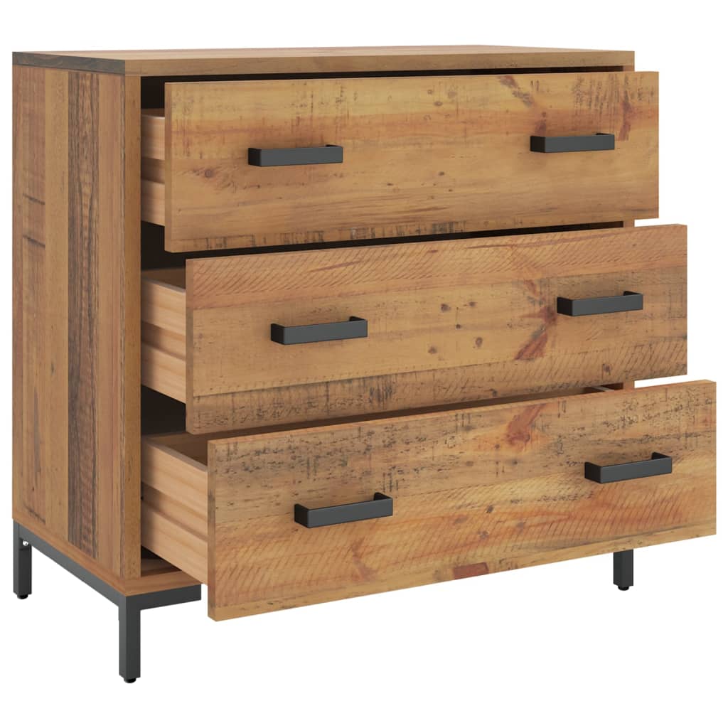 Kolme sahtliga männipuidust kummut, 75 × 35 × 70 cm - Pilt 4