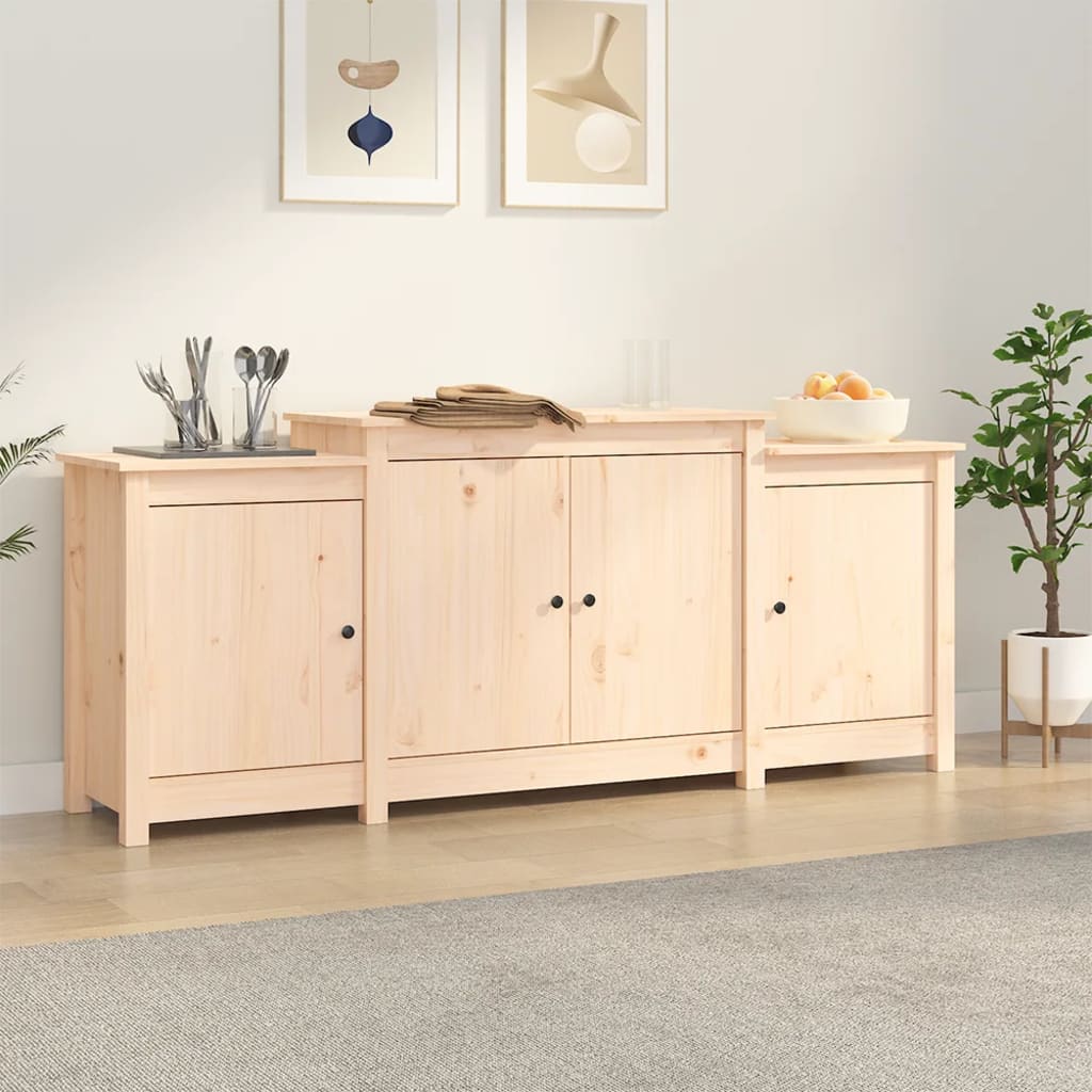 Männipuidust puhvetkapp, 164 × 37 × 68 cm