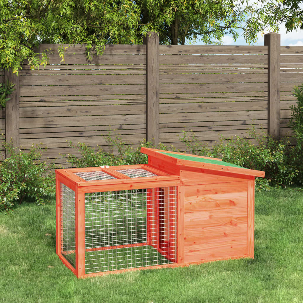 Männipuidust küülikupuur pesakastiga 100,5 × 54 × 55 cm - Pilt 8