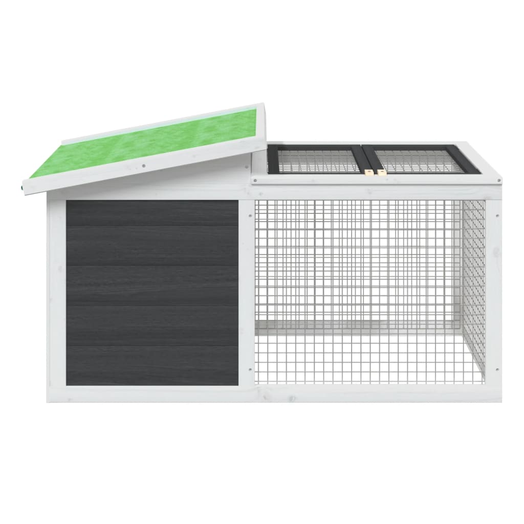 Männipuidust küülikupuur pesakastiga 100,5 × 54 × 55 cm - Pilt 3