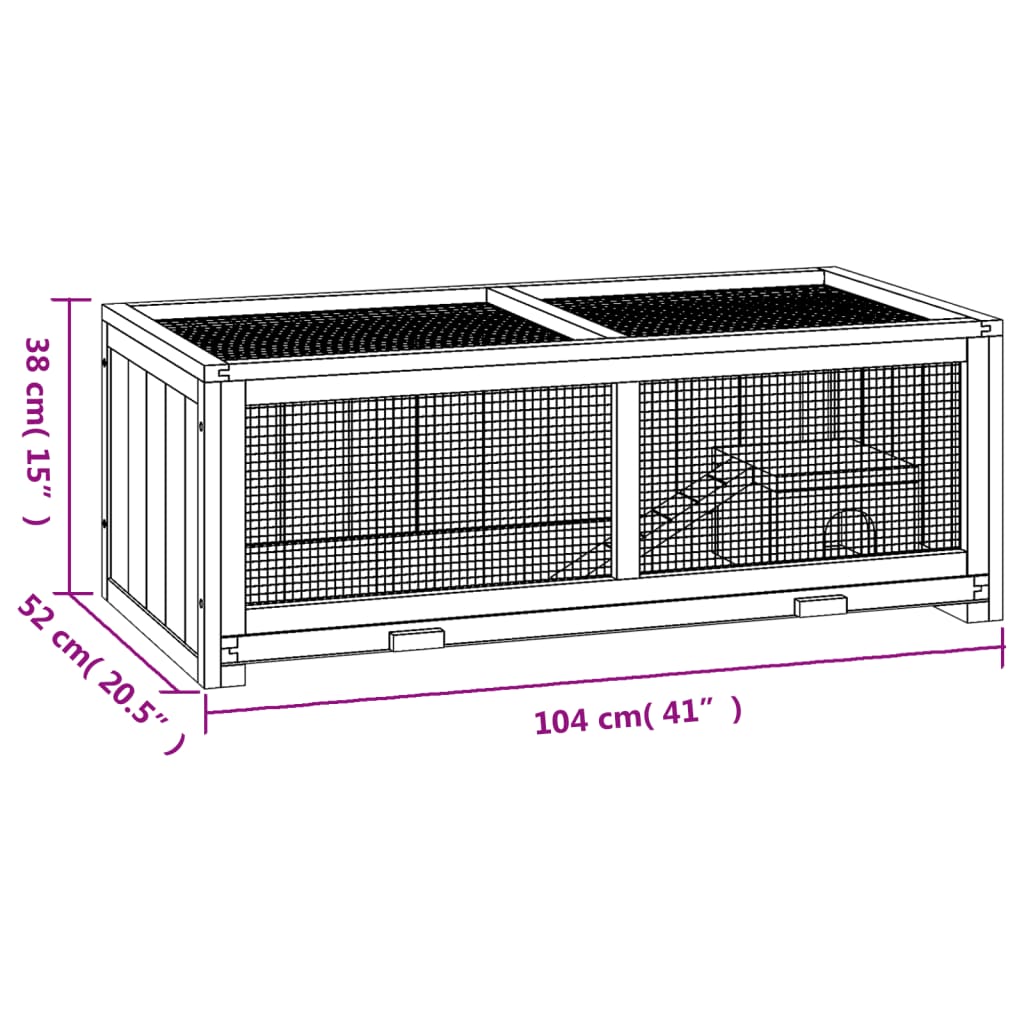 Nulupuidust hamstripuur, 104 × 52 × 38 cm – tootevaade
