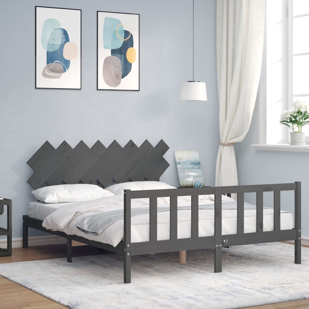 Männipuidust voodiraam sakilise peatsiga – tootevaade