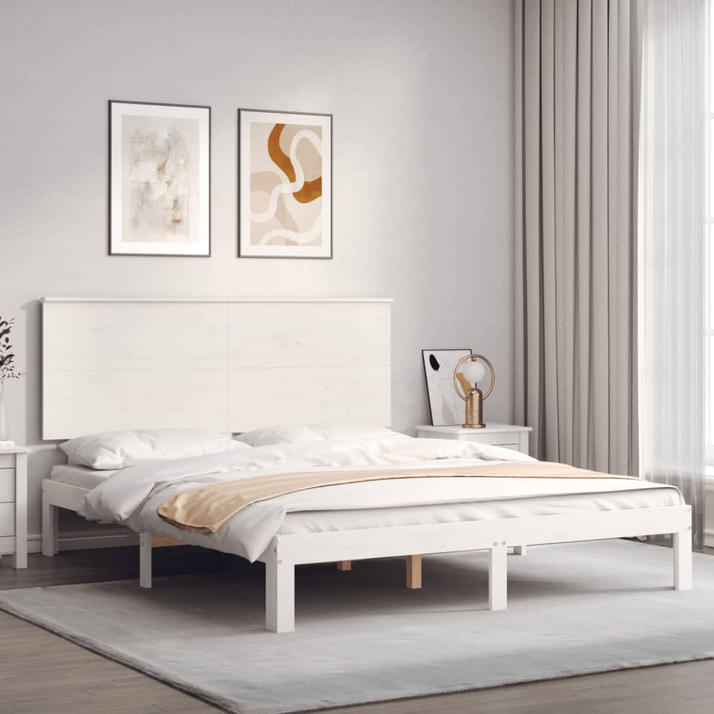 Männipuidust voodiraam madala peatsiga – tootevaade